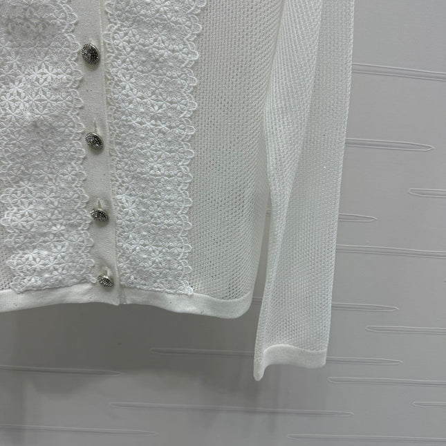 VALENTINO LONG-SLEEVE KNIT CARDIGAN 274971
