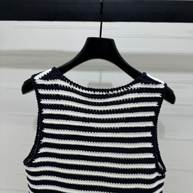 PRAD 25S STRIPED SWEATER 264182
