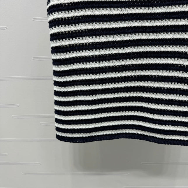 PRAD 25S STRIPED SWEATER 264182