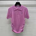 PRAD 25S SHORT SLEEVE KNIT TOP 264121