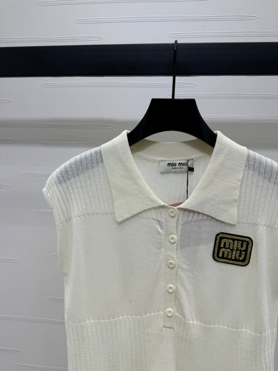 MIU 25S SWEATER VEST 264086
