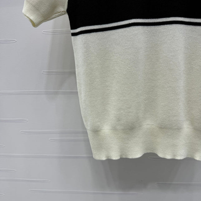 PRADA SHORT-SLEEVE CREW NECK SWEATER 269414