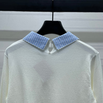 MIUMIU 26S KNIT POLO SWEATER 1596