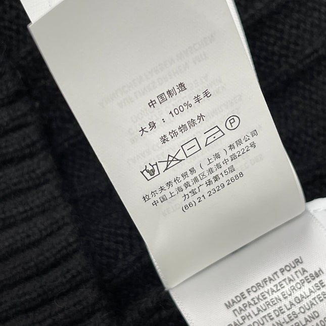 RALPH LAUREN 25S KNITTED V-NECK SWEATER 250