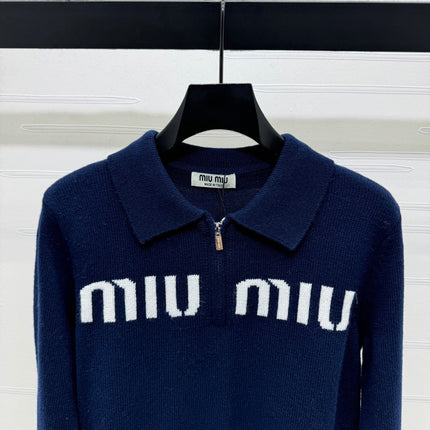 MIUMIU POLO KNIT SWEATER STYLE 750
