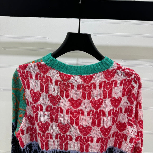 DIOR 26S LONG-SLEEVE CREW-NECK SWEATER 1126