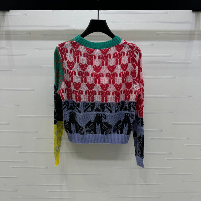 DIOR 26S LONG-SLEEVE CREW-NECK SWEATER 1126