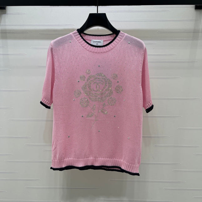 CHANEL 26S SHORT-SLEEVED KNIT SHIRT STYLE 1167