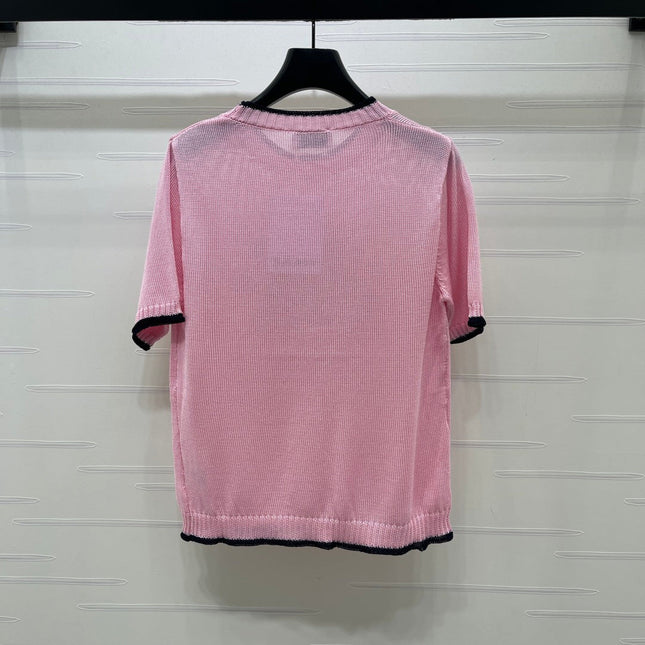 CHANEL 26S SHORT-SLEEVED KNIT SHIRT STYLE 1167