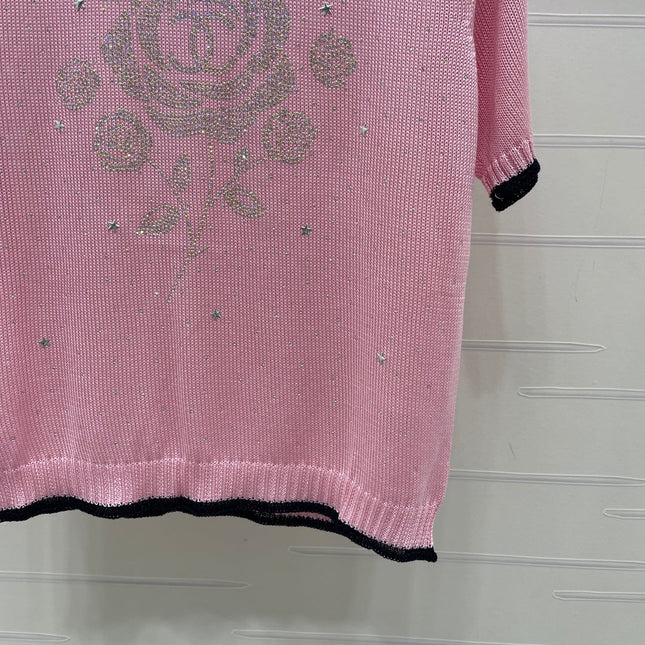 CHANEL 26S SHORT-SLEEVED KNIT SHIRT STYLE 1167