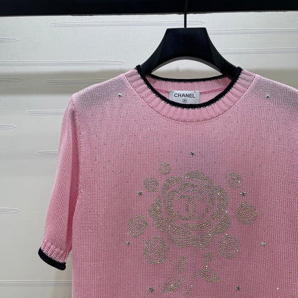 CHANEL 26S SHORT-SLEEVED KNIT SHIRT STYLE 1167