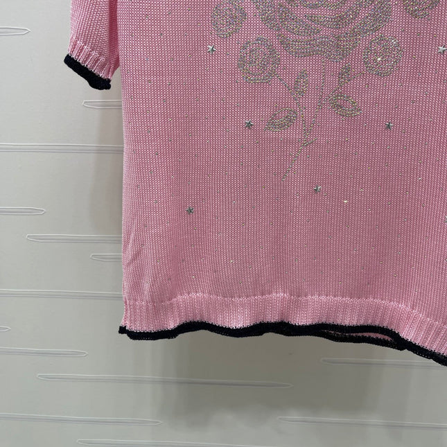 CHANEL 26S SHORT-SLEEVED KNIT SHIRT STYLE 1167