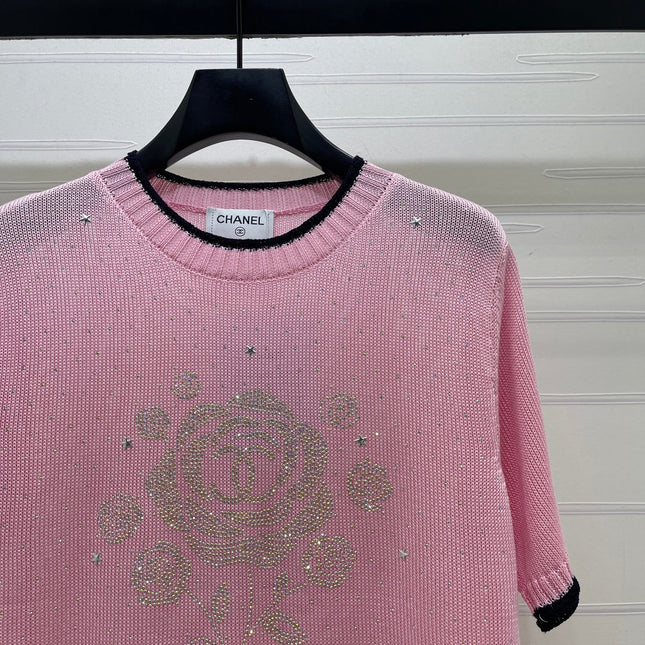 CHANEL 26S SHORT-SLEEVED KNIT SHIRT STYLE 1167