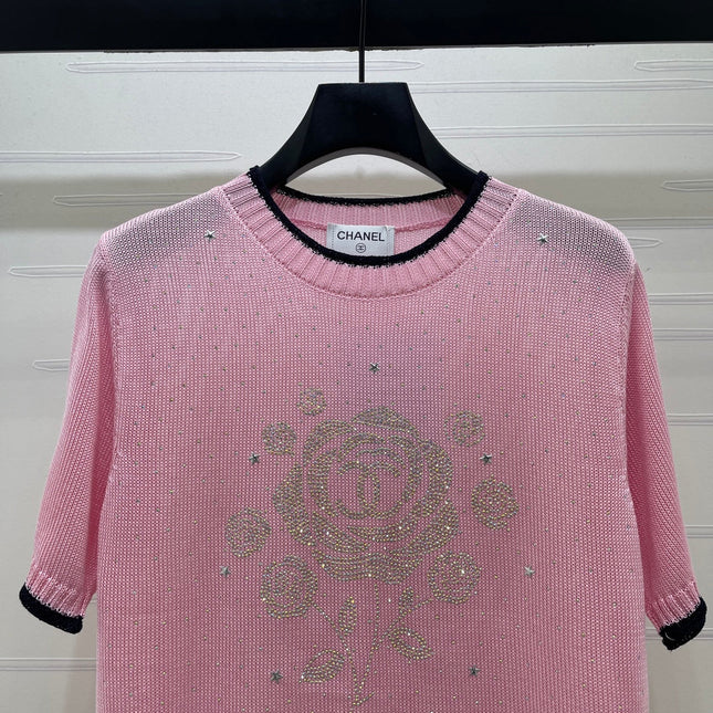 CHANEL 26S SHORT-SLEEVED KNIT SHIRT STYLE 1167
