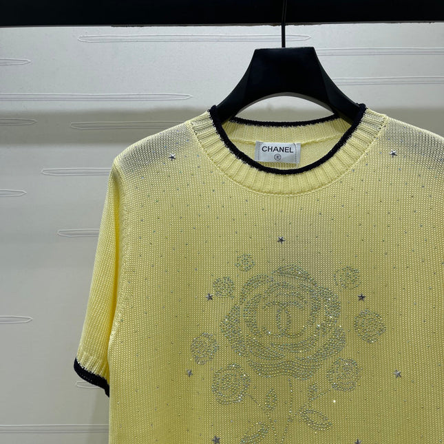 CHANEL 26S SHORT-SLEEVED KNIT SHIRT STYLE 1166