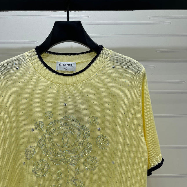 CHANEL 26S SHORT-SLEEVED KNIT SHIRT STYLE 1166