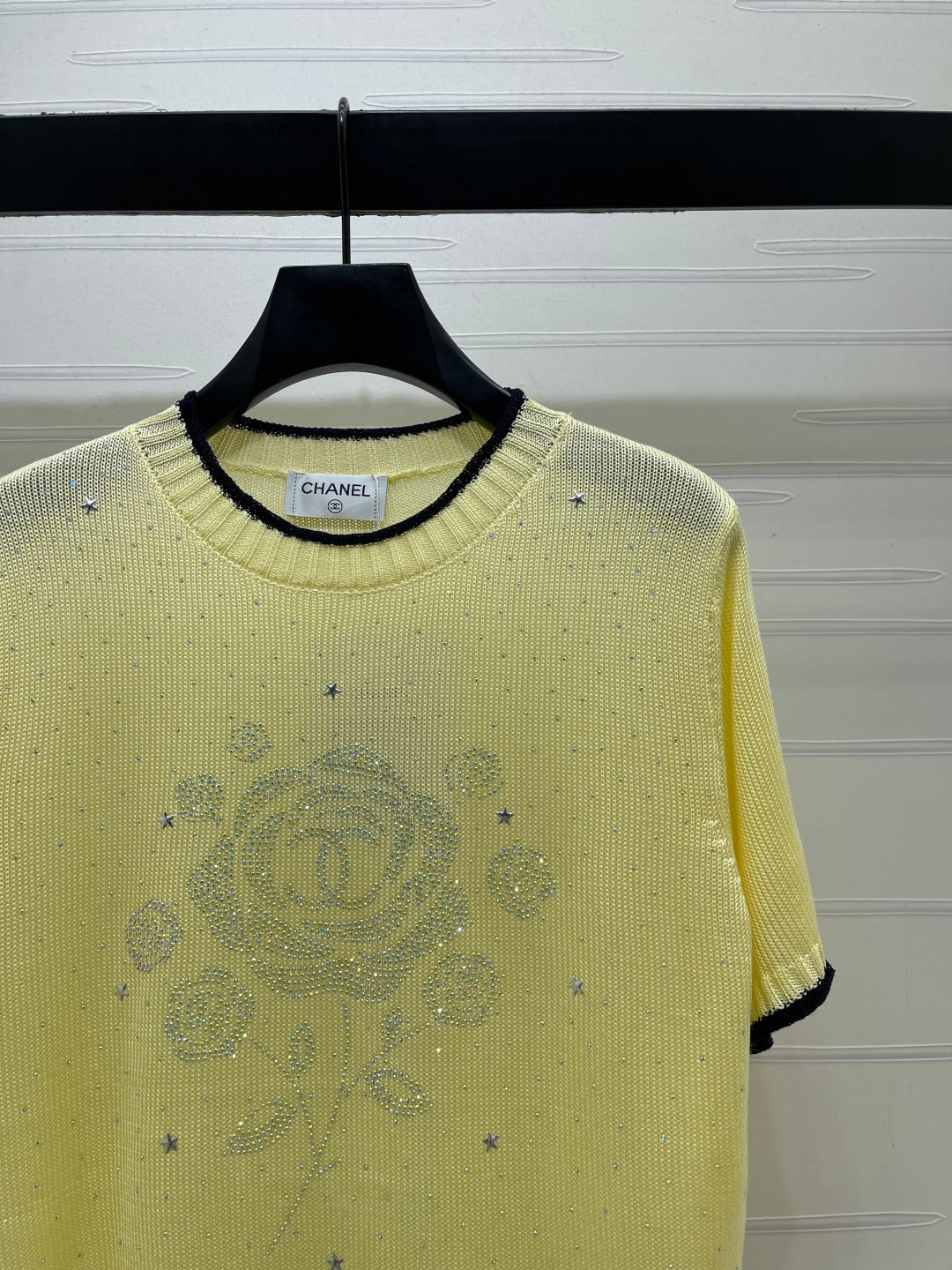 CHANEL 26S SHORT-SLEEVED KNIT SHIRT STYLE 1166