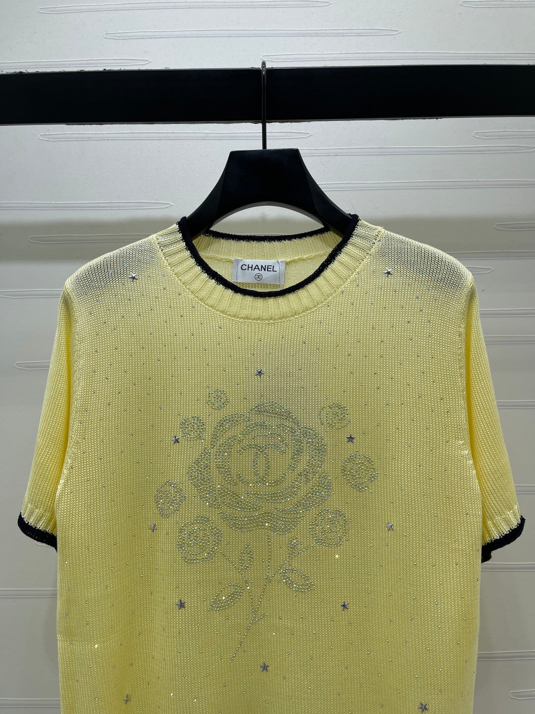 CHANEL 26S SHORT-SLEEVED KNIT SHIRT STYLE 1166