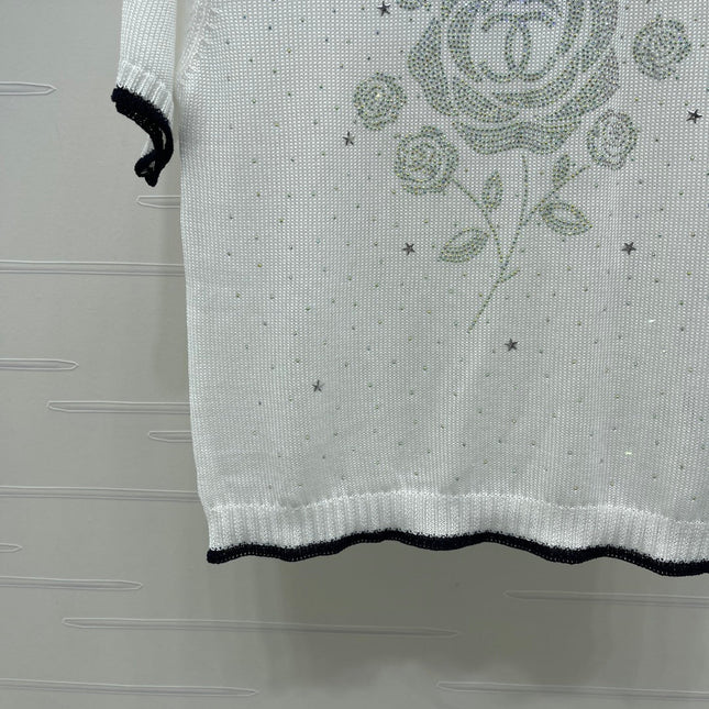 CHANEL 26S SHORT-SLEEVED KNIT SHIRT STYLE 1165