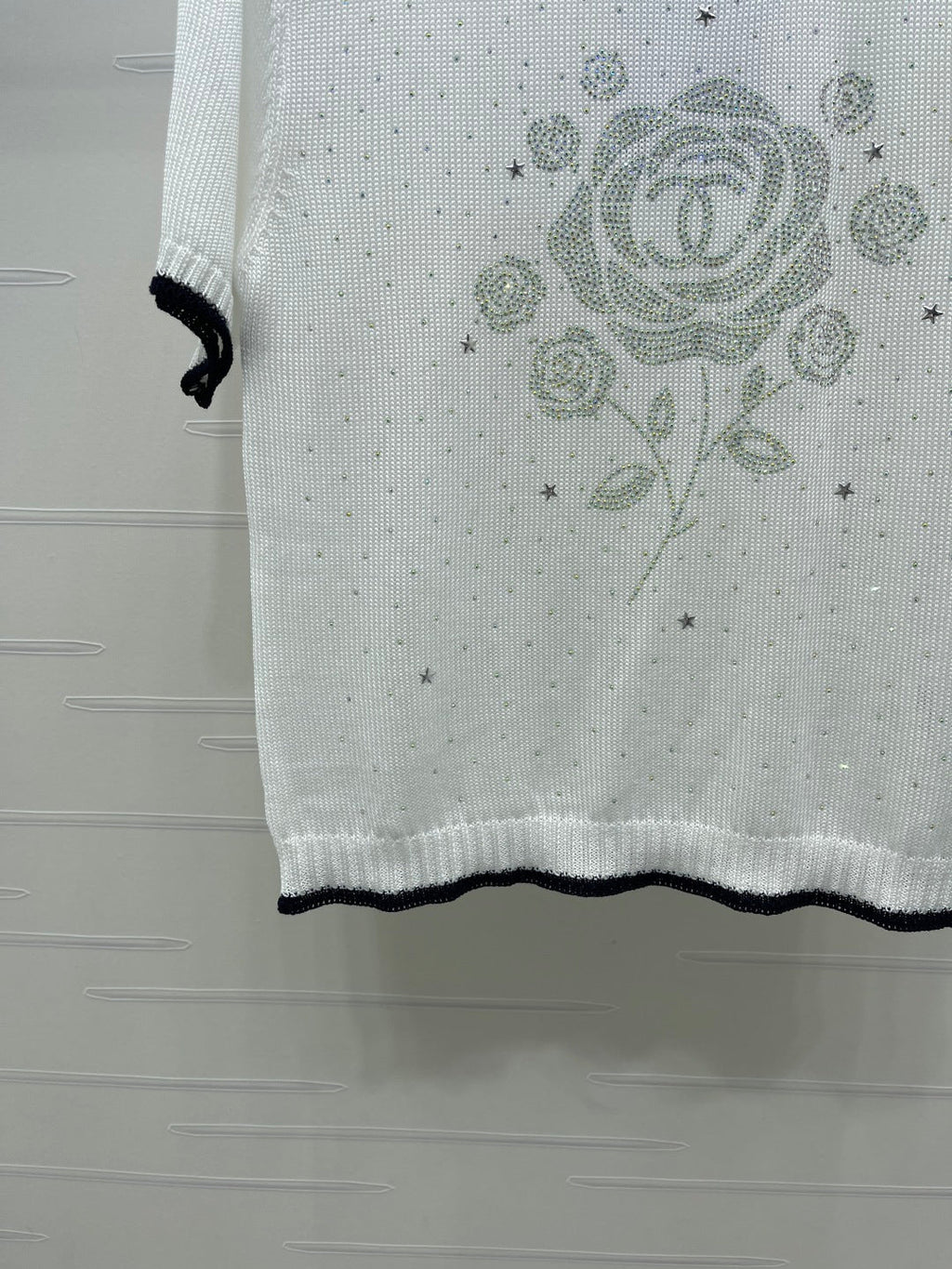 CHANEL 26S SHORT-SLEEVED KNIT SHIRT STYLE 1165