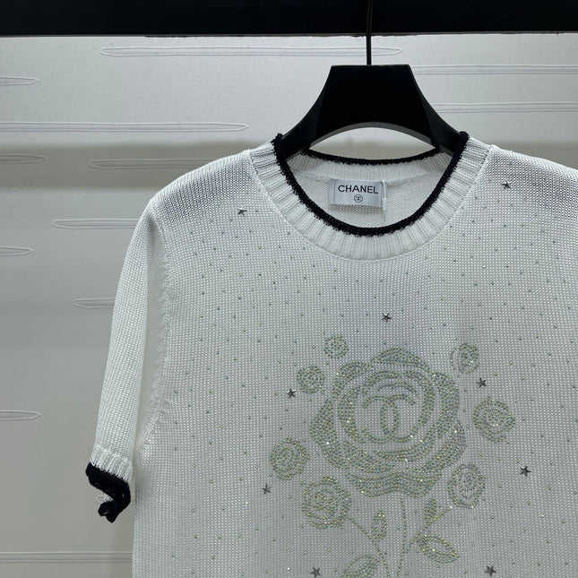 CHANEL 26S SHORT-SLEEVED KNIT SHIRT STYLE 1165