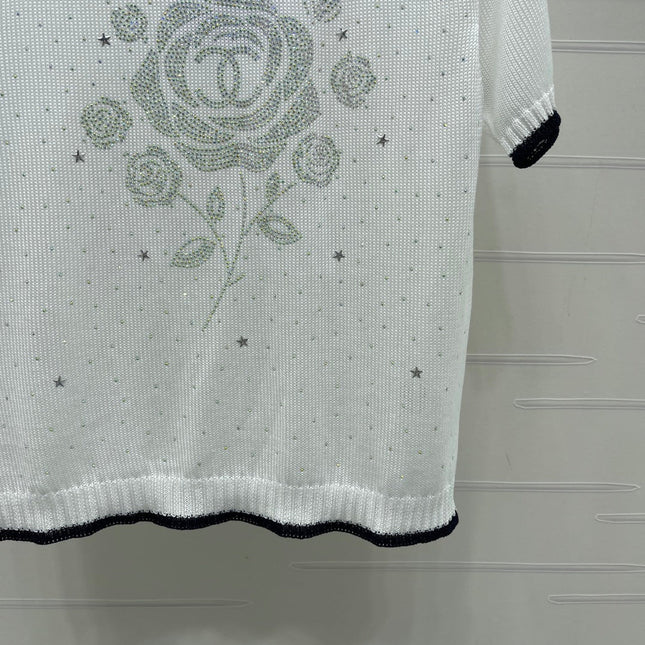 CHANEL 26S SHORT-SLEEVED KNIT SHIRT STYLE 1165