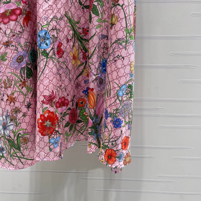 GUCCI 26S SHORT-SLEEVE SHIRT DRESS 444