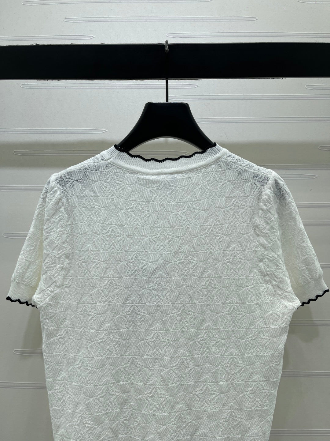 DIOR 26S SHORT-SLEEVE KNIT TOP 1387