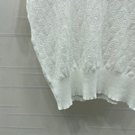 DIOR 26S SHORT-SLEEVE KNIT TOP 1387