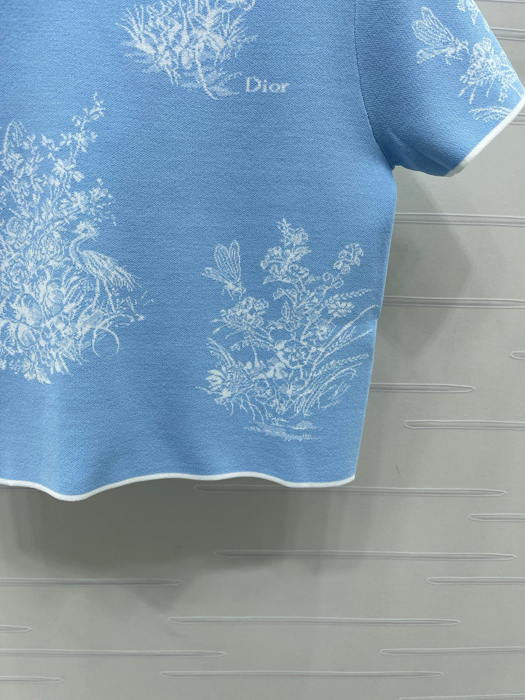 DIOR 26S SHORT-SLEEVE KNIT TOP 1360