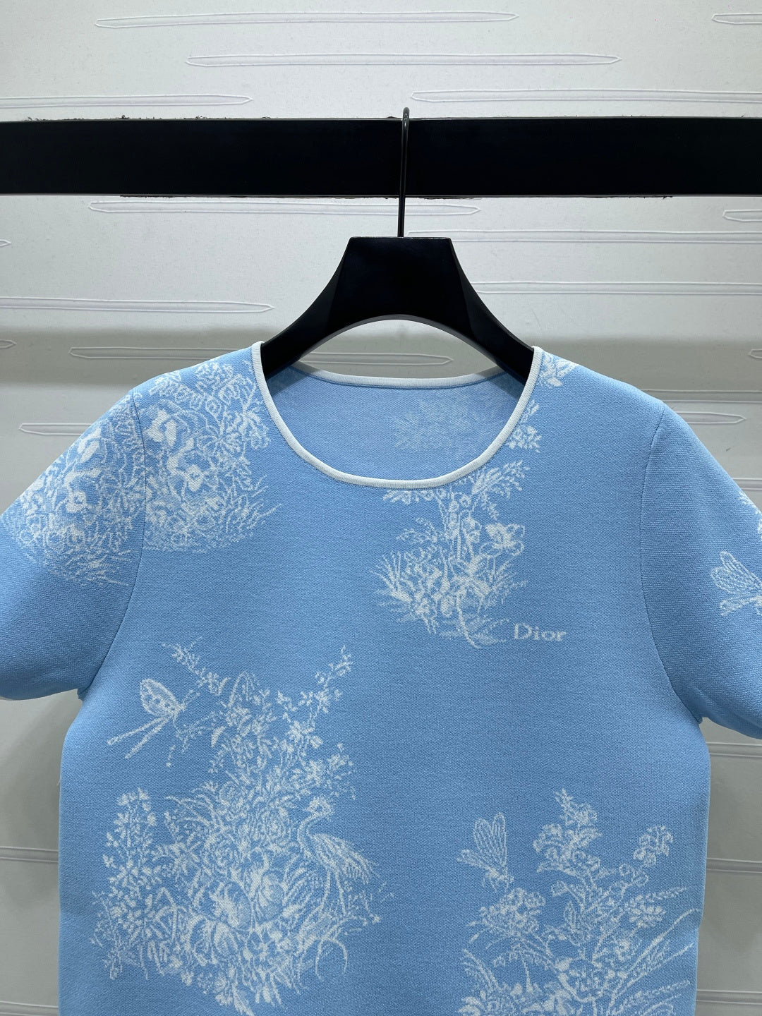 DIOR 26S SHORT-SLEEVE KNIT TOP 1360