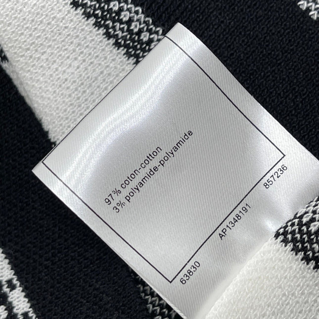 CHANEL 26S STRIPED KNIT MINI DRESS 1346