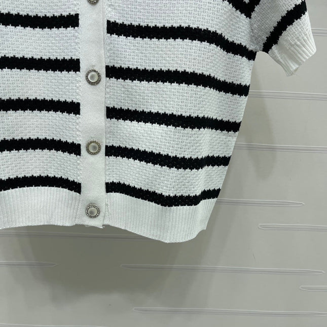 CHANEL 26S SHORT-SLEEVE KNIT TOP 1344