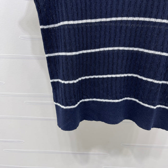 CHANEL 26S SHORT-SLEEVE KNIT TOP 1343