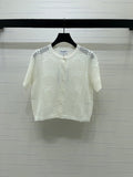 CHANEL 26S OPENWORK KNIT CARDIGAN 1333