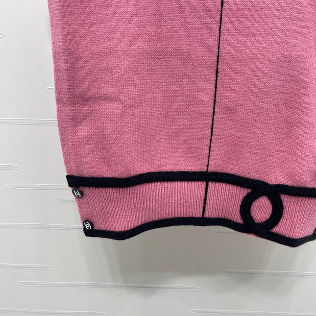 CHANEL 26S CONTRAST KNIT VEST 1325