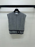 CHANEL 26S CONTRAST KNIT VEST 1323
