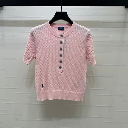 RALPH LAUREN 26S SHORT SLEEVE KNIT TOP 362
