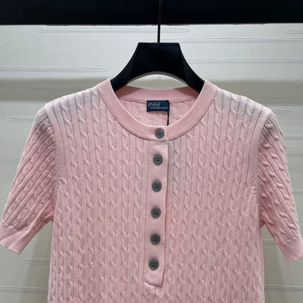 RALPH LAUREN 26S SHORT SLEEVE KNIT TOP 362