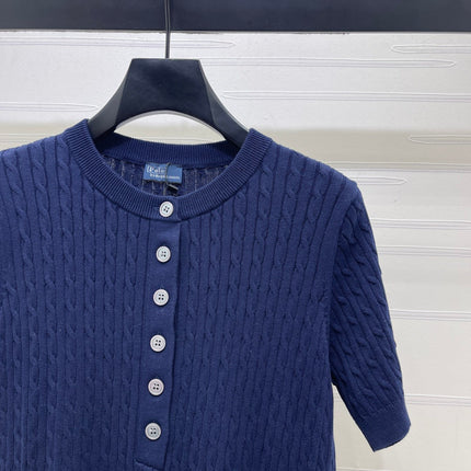RALPH LAUREN 26S SHORT SLEEVE KNIT TOP 361