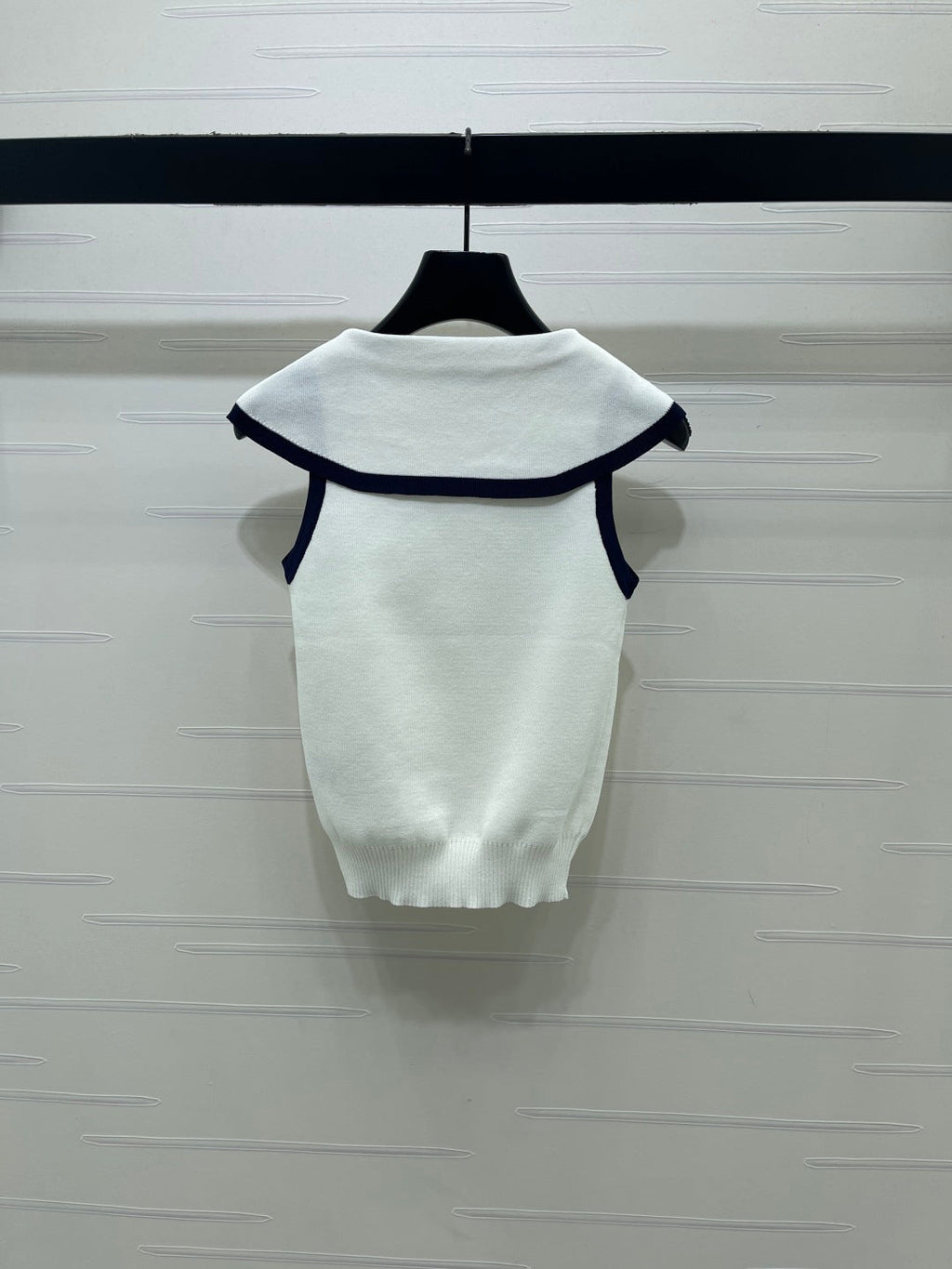 DIOR 26S SAILOR COLLAR KNIT TOP 1323