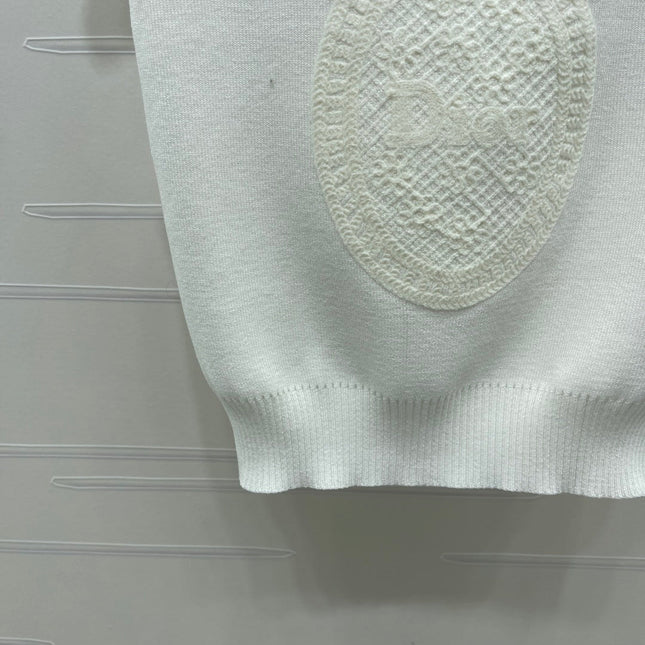 DIOR 26S SAILOR COLLAR KNIT TOP 1323