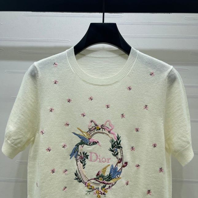 DIOR 26S SHORT-SLEEVE CREWNECK T-SHIRT 1322