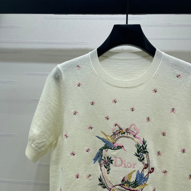 DIOR 26S SHORT-SLEEVE CREWNECK T-SHIRT 1322