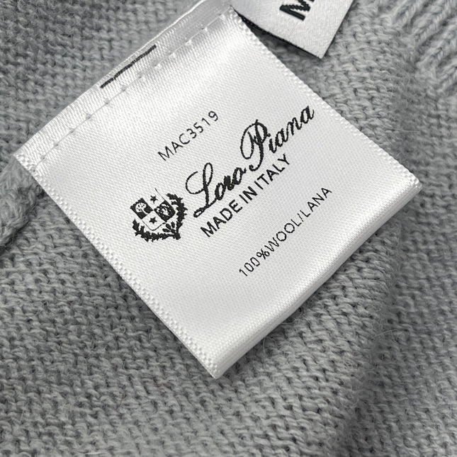 LORO PIANA 26S ZIP-UP KNIT JACKET 885