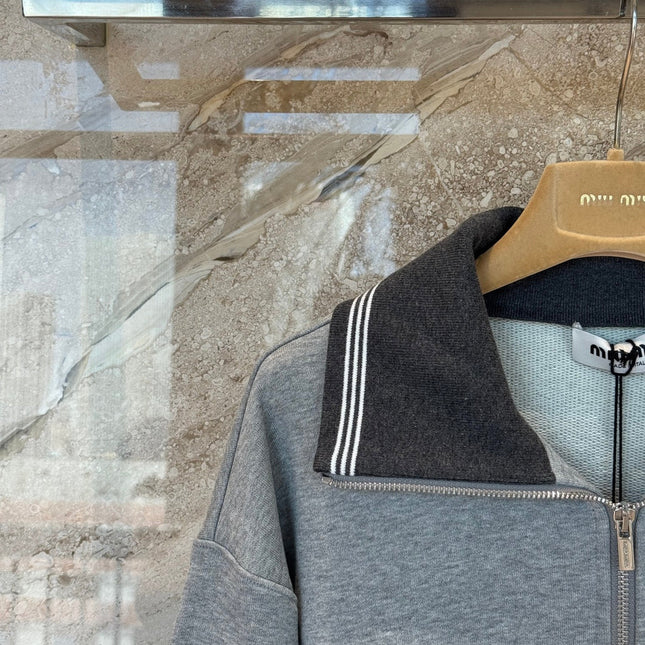 MIUMIU FLEECE JACKET STYLE 717