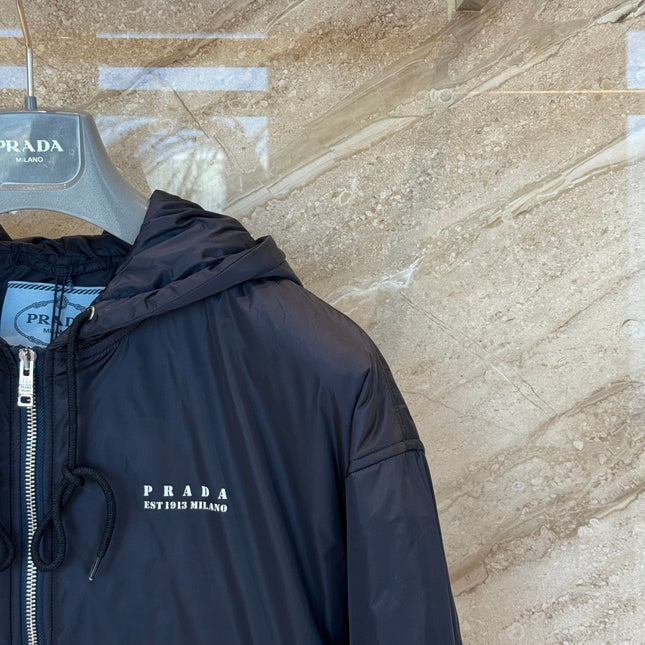 PRADA 26S HOODED PADDED JACKET 643