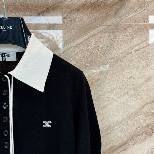 CELINE 26S KNIT POLO SHIRT STYLE 235