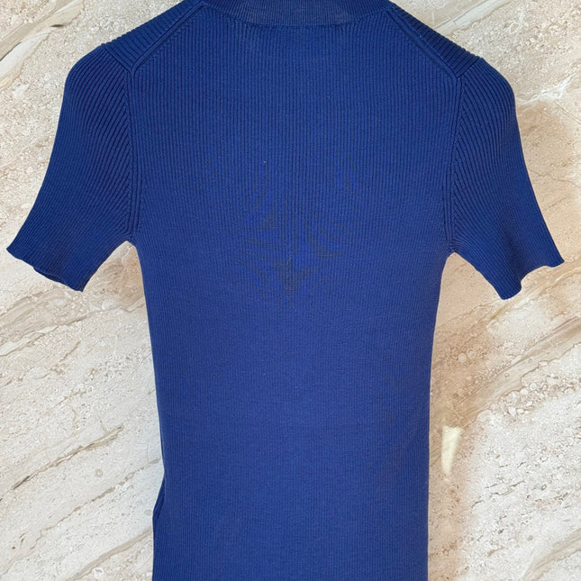 FENDI 26S SHORT-SLEEVE KNIT TOP 371