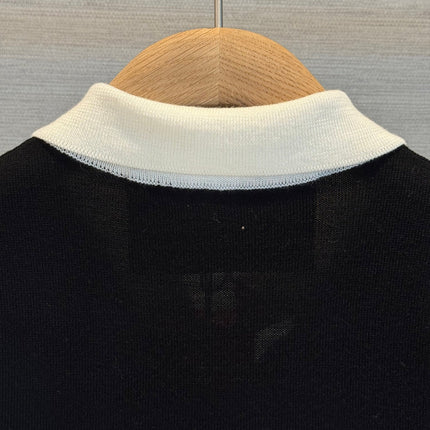 VALENTINO 26S SHORT-SLEEVE  KNIT TOP 437
